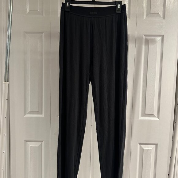 SKIMS XS Black Cotton Rib Pants - Picture 4 of 6